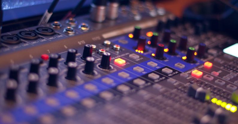 Mixing - Turned on Audio Mixing Console
