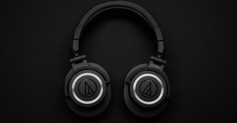 Audio - Top View Photo of Black Wireless Headphones
