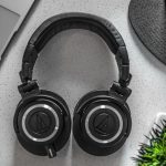 Wireless Headphones - Black Wireless Headphones On White Table