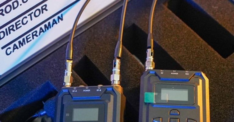 Wireless Microphones - Black Element of Wireless Microphones System Lying on Open Hard Case