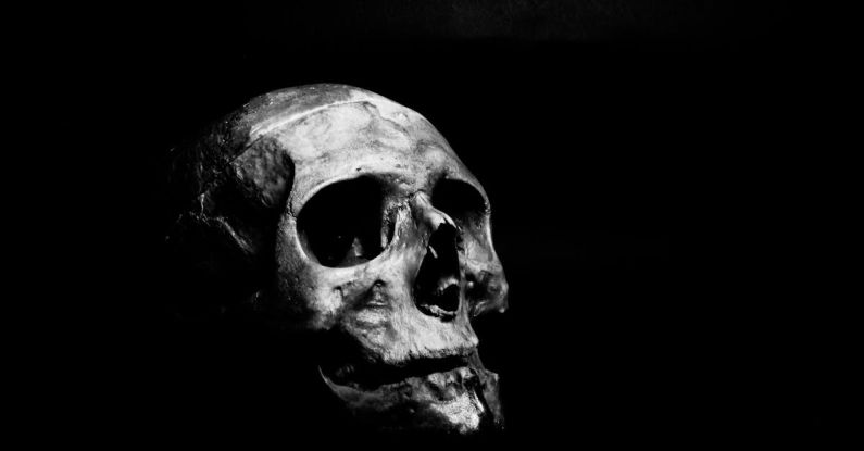 Bone Conduction - Grayscale Photography of Human Skull