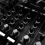 Audio - Black and Silver Mixing Board