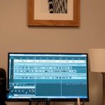 Audio Software - Audio Software on Monitor Screen on Desk