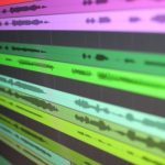 Audio Software - Close-up of Sound Waves on a Computer Screen