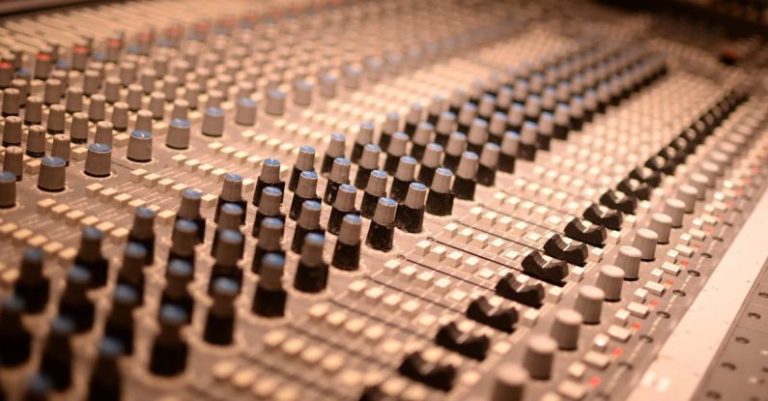 Music Production - Gray and Black Mixer