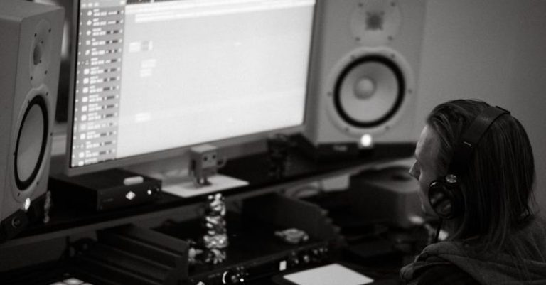 Mixing And Mastering - Audio engineer in the studio