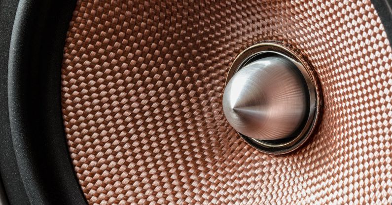 Audio - Gold and Gray Bullet Tweeter Speaker