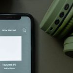 Podcast Monetization - A Podcast Music Playing on a Smartphone