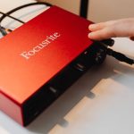 Audio Interface - Audio Interface Electronic Device on a Desk